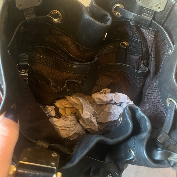 Cole Haan Black leather shoulder bag - Picture 6 of 7